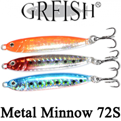 GRFish Metal Minnow 72S