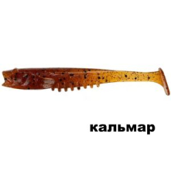 Силиконовая приманка Crazy Fish Nano Minnow 2.8" 53-70-32-6 кальмар цв. dark beer (темное пиво)