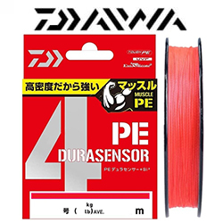 Daiwa UVF PE Dura Sensor 4Braid +Si² [Coral Red] 200m