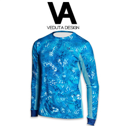 Veduta Air Reptile Skin Blue Water Джерси мужская