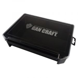 Коробка для снастей Gan Craft Original Logo Multibox L 225x190x60mm #03-Clear/Black