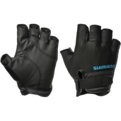 Перчатки мужские Shimano GL-009Y BK 3XL, цвет - черный, р. 3XL