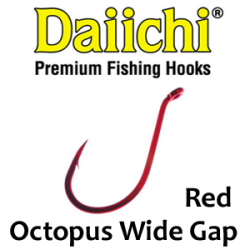 Daiichi Octopus Wide Gap Red