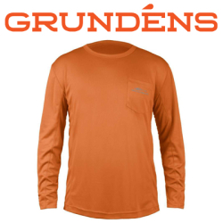 Grundens Fish Head Long Sleeve Shirt Burnt Orange