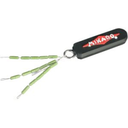 Стопор тонущий Mikado AMC-11684, зелёный (15шт.)