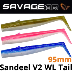 Savage Gear Sandeel V2 WL Tail 95