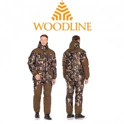 Woodline "Снежный барс" зеленый лес