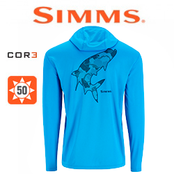 Simms Tech Hoody - Artist Series, Seaport/Tarpon Nightfall