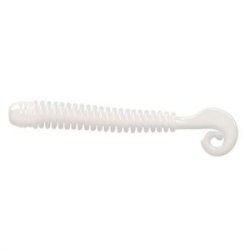 Мягкие приманки LureMax Cheeky Worm 2,5''/6см, LSCW25-009 White UV (10 шт.)