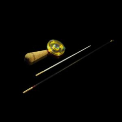 Зимняя удочка Artuda Трио S желтая флюо