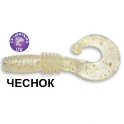 Силиконовая приманка Crazy Fish Power Mace 10-4-5-5 чеснок цв. pearl (перламутр)