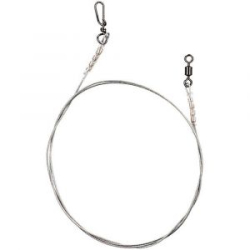 Поводок Mikado Jaws Stalowy (2 шт.) сталь в оболочке, 25см, 12кг. (Арт.ZGJ06-25-12)