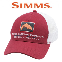 Simms Small Fit Trucker Rusty Red