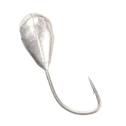 Мормышка вольфрамовая Капля с отв 6мм 3.10гр Sil Helios (MW-1260-Sil)