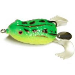 Приманка-незацепл. силикон. оснащ. плав. Лягушка-спиннер Kosadaka LF17 50mm, 12g, цвет C37
