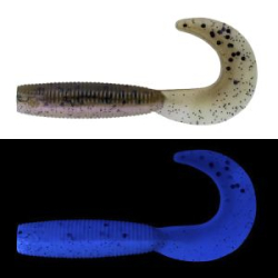 Силиконовая приманка Daiwa Bait Junkie 2.5" Grub цв. PEARL TROUT