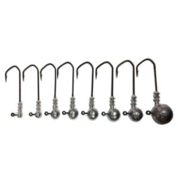 Джиг-головка Barbarian №5/0 черный никель 8гр (5 шт)