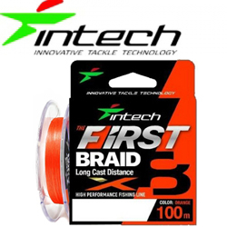 Intech First Braid X8 Orange 100m