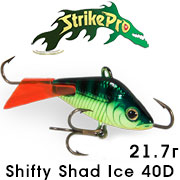 Strike Pro Shifty Shad Ice 40D