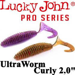 Lucky John Pro Series Ultraworm Curly 2,0"