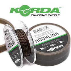 Korda Basix Braided Hooklink 10м Camo green