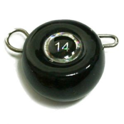 Груз крашеный разборная чебурашка "ТАБЛЕТКА" 26 гр., цвет 04-черный GCR(T)C-26-04 10 шт