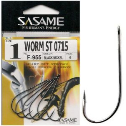 Крючок Sasame WORM 0715 NS №1