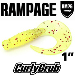 Rampage Curly Grub 1"