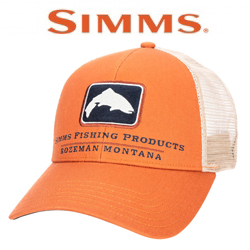 Simms Trout Icon Trucker, Simms Orange