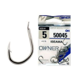 Одинарный крючок Owner 50045 Iseama, белый, кован. 50045-14