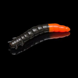 Силиконовая приманка Soorex Pro King Worm 55mm цв. #304 Black/Orange Cheese 7pcs