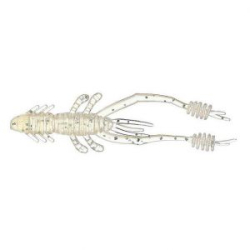 Силиконовая приманка Креветка Reins Ring Shrimp 2" (в уп. 12 шт.) цв. #318 Clear Pearl Silver