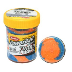 Паста форелевая двухцветная Berkley GLITTER TURBO DOUGH Blue Mango