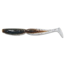 Твистер Megabass Spindle Worm 3" цв. Silver/Smoke Shad