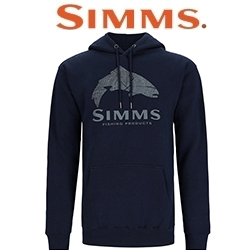 Simms Wood Trout Fill Hoody, Navy