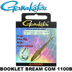 Gamakatsu Booklet Bream Com 1100B с поводком