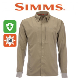 Simms Bugstopper Intruder BiComp LS Shirt '21, Tan