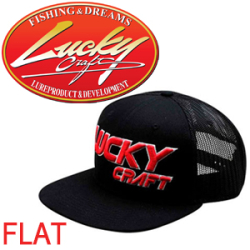 Lucky Craft Flat - Black and Red