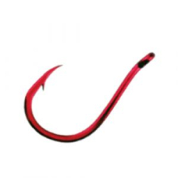 Крючок Daiichi Straight Eye-Straight Tie Wide Gap, цвет Red, 9 шт. в уп. №4