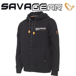 Savage Gear Urban Zip Hoodie Black Ink