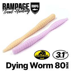 Rampage Trout Hunting Dying Worm 3.1"