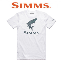 Simms Islamorada Tarpon T-Shirt, White