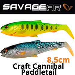 Savage Gear Craft Cannibal Paddletail 85