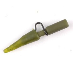 Клипса безопасная усиленная с конусом Carp Pro Lead Clip + Tail Rubber 5шт (CP6609G)