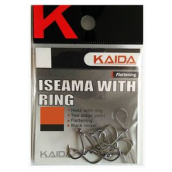 Крючки одинарные Kaida Iseama with ring #6