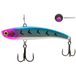 Воблер вертикальный EcoPro Vib Nemo Slim 80мм 22гр цв. 047-Psychedelic Shad