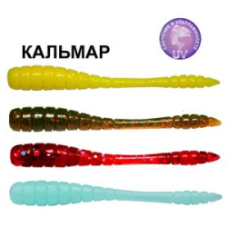 Силиконовая приманка Crazy Fish Tipsy 9-50-М19-6 кальмар цв. MIX 19