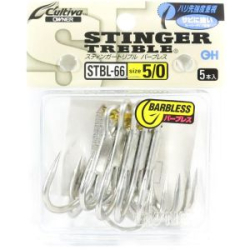 Тройной крючок Owner barbless STBL-66TN 5660TN-5/0