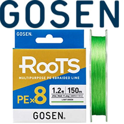 Gosen Roots PEx8 Light Green 150m