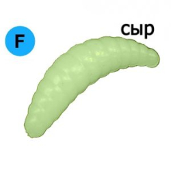 Мягкая приманка Trout Zone Maggot 1,6" Floating сыр светонакопительный